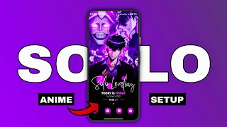 Solo Leveling Anime Homescreen Setup For Android 🚀😵 HyperOS 2.0 New Control UI & Features ⚡ HyperOS screenshot 3