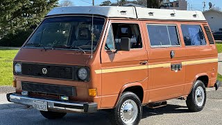 1984 Volkswagen Vanagon Westfalia Camper 1984 Volkswagen Vanagon Westfalia