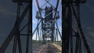 Driving Across New Jersey’s Oldest Metal Bridge 🌉 #bridge #america #drive #travel #comment