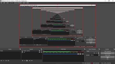 How to start and stop recording on OBS STUDIO