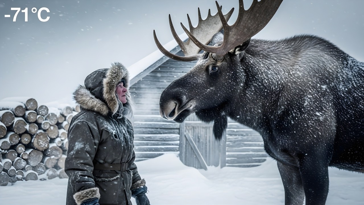 An 80-Year-Old Woman Alone in Siberia. A Dying Moose Remembered Her.