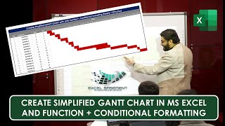 Creating a Simplified GANTT CHART with AND Function   Conditional Formatting in Excel