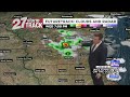 Storms chances and cooler conditions