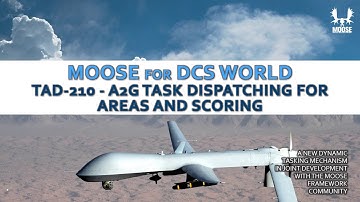 DCS WORLD - MOOSE - A2G DYNAMIC TASK DISPATCHING - TAD 210 Detection Areas with Scoring - [Script]