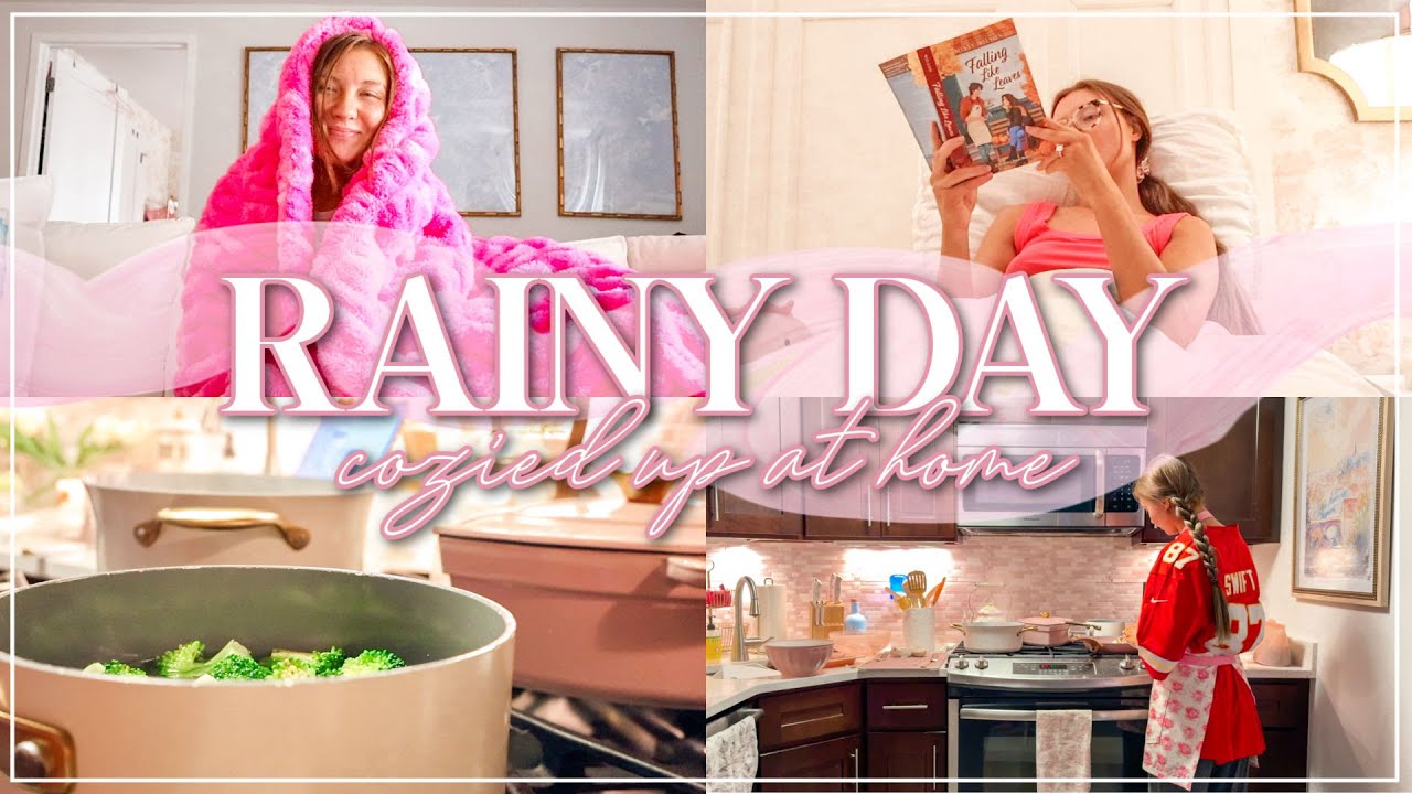 Уютный дождливый день дома☔ | Видеоблог о чатах, PR-кампании, готовим к футболу, неспешный день🌧 ...