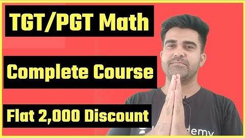 💥Raksha Bandhan💥धमाकेदार offer TGT/PGT MATH 2020 COMPLETE  COURSE DSSSB/HTET/KVS/NVS/Master_Cadre/UP