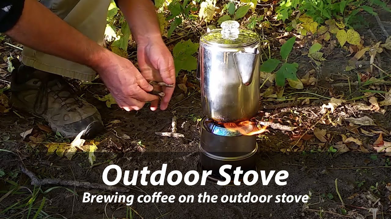 Poison Ivy & Wood Gas Camp Stove Test YouTube