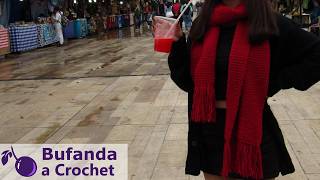 🧣BUFANDA a CROCHET Ideal para los FANS de TAYLOR SWIFT Crochet Outfi TUTORIAL para PRINCIPIANTES