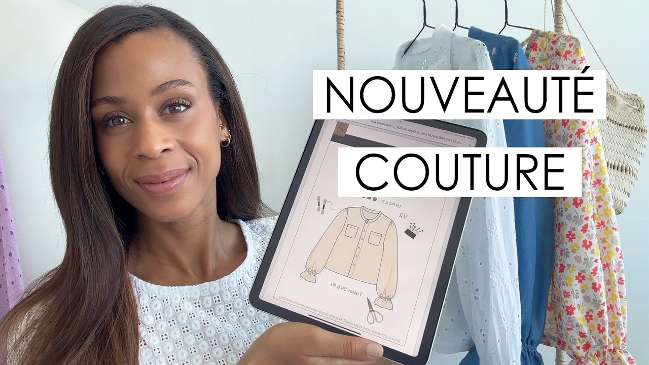 NOUVEAUTÉ COUTURE // Comment imprimer, assembler le PDF & réinterpréter // BLOUSE SAUGE