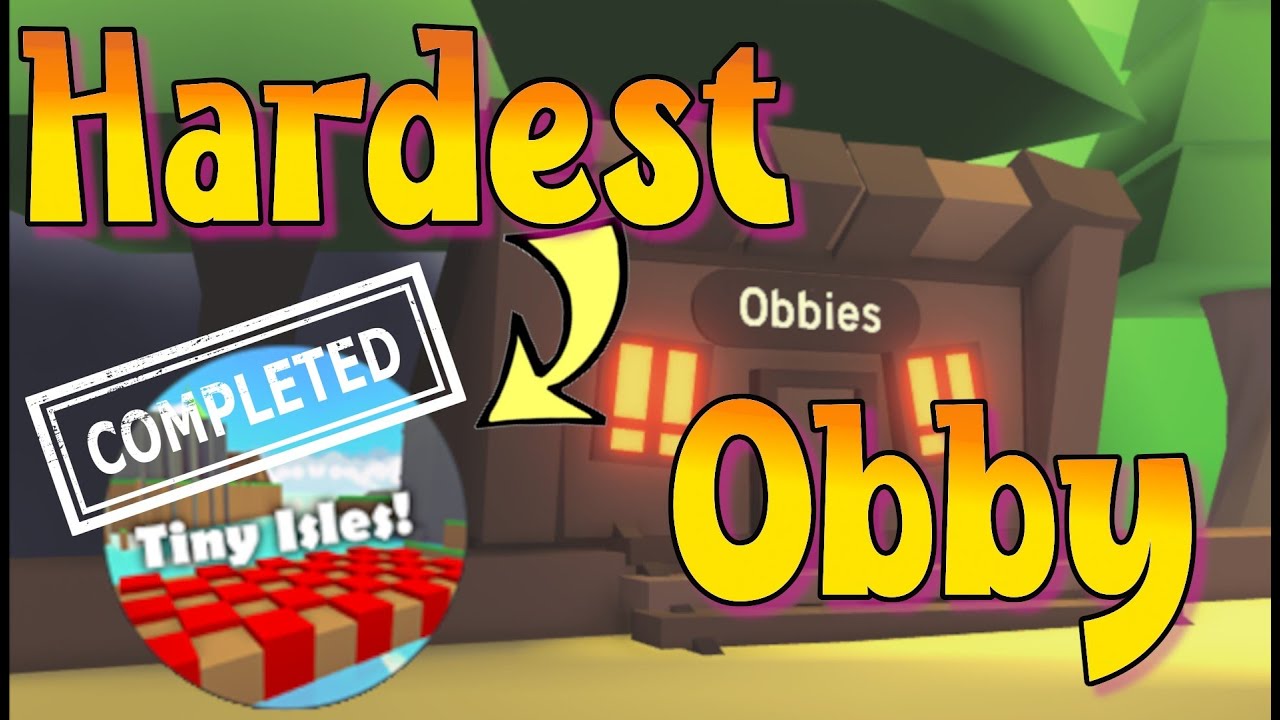 Easy Way To Get Hardest Obby Badge In Adopt Me Adopt Me Giveaway Youtube - adopt me hardest obby cheat tiny isles roblox youtube