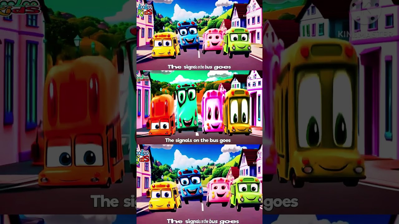 ✨ four beautiful wheels on the bus 🎀😺 Sparta pitch effects video 