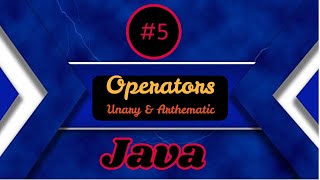 Operators in Java Part-1 || Java Series || #100dayschallenge