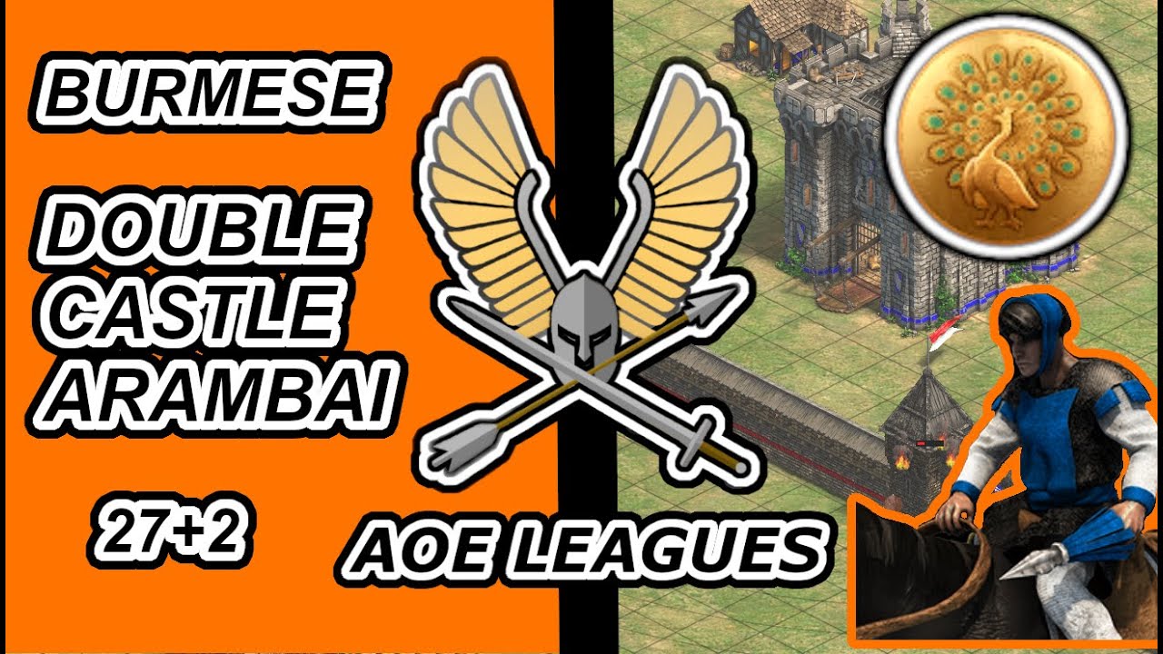 Aoe2 | Arena | Burmese Double Castle Arambai