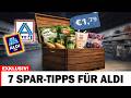 7 Spartipps für den Einkauf bei ALDI, die ich IMMER anwende (sehr effektiv)
