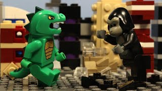 LEGO Cyclops  Godzilla v King Kong  Stop Motion (feat. FlapJack Films)