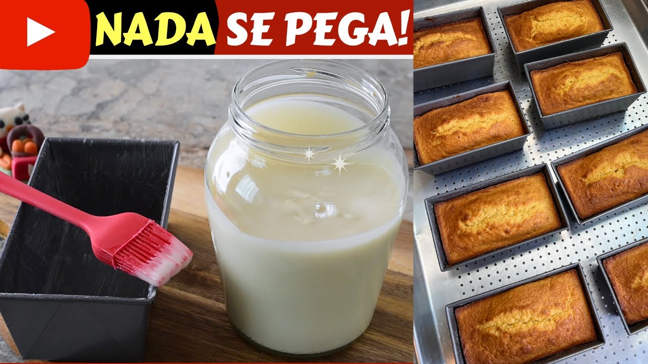 🔥DESMOLDANTE CASERO ANTIADHERENTE para REPOSTERÍA🔥NADA SE PEGARÁ en TUS MOLDES Dulce Hogar Recetas