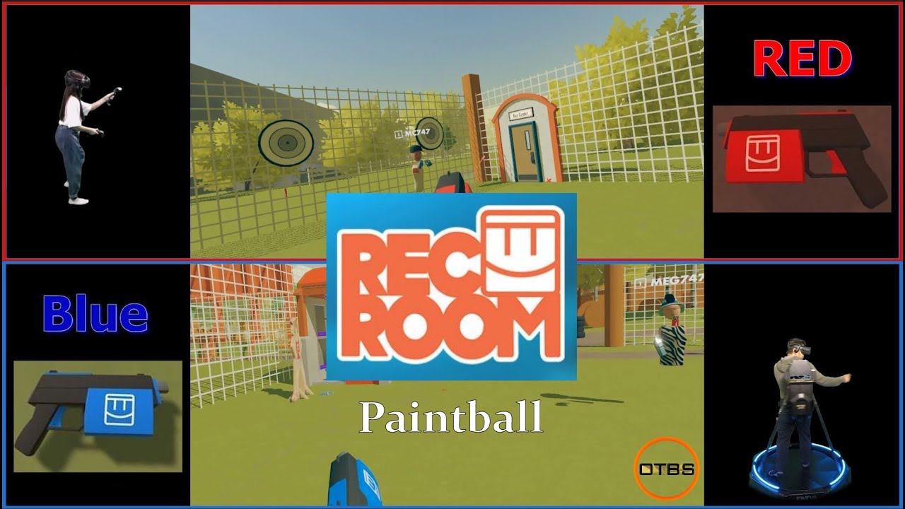 Capture the Flag. Rec Room VR (Paintball). Using KAT Walk mini and Kat