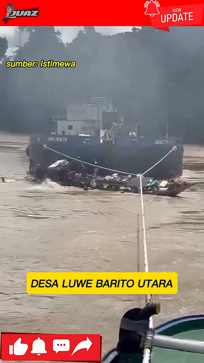 Boat Sinks in Barito River, All Passengers Safe!