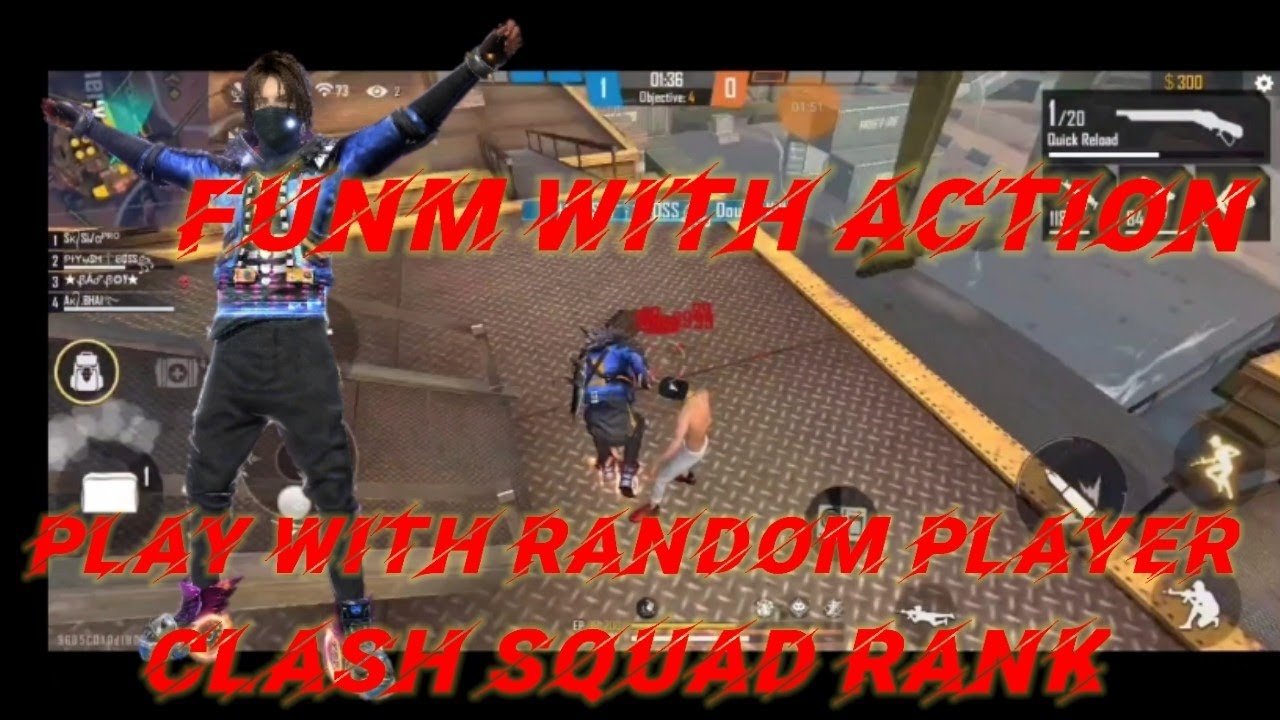 PLAY WITH RANDOM PLAYER IN CLASH SQUAD RANK / OP GAMEPLAY FREE FIRE ...