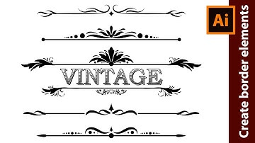 How to Design Vintage Border Elements in Adobe Illustrator