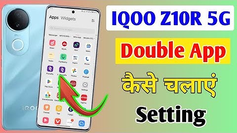 iQOO z10r 5g me dual app kaise chalaye/how to clone app in iQOO z10r 5g me /dual app setting ?