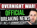 (WATCH: OFFICIALLY STARTED OVERNIGHT) BREAKING NEWS! BIDEN REACTS TO RUSSIA UKRAINE 02/24/2022