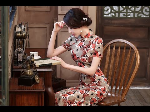 1126 61 Kapok Linen Midi Qipao
