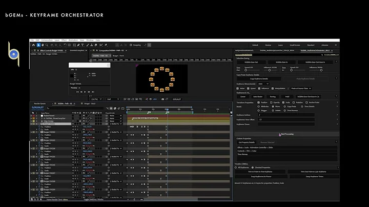 The Quickest Way to Stagger Layers and Keyframes in After Effects - Keyframe Orchestrator Script