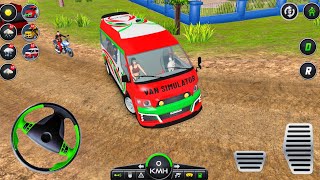 Van Driving Simulator Games 2026 | Real Public Mini Coach Bus Offroad Driving | Android GamePlay screenshot 4