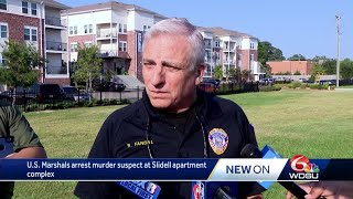 Murder suspect arrested at Slidell apartment complex