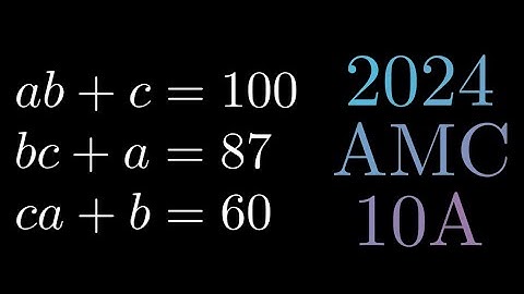 AMC 10A 2024/2025 Problem 23 Solution & Walkthrough | AIME & USA(J)MO Prep