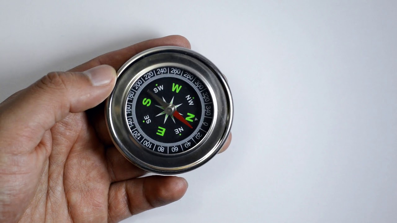 Person Holding A Compass - Free Stock Creative Commons Video