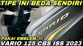 MOST DIFFERENT‼️THE LATEST VARIO 125 2023 CBS ISS BLACK