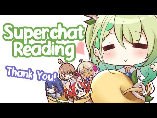 【Superchat Reading】 Thank you ;v; 💚 #holoCouncilのサムネイル