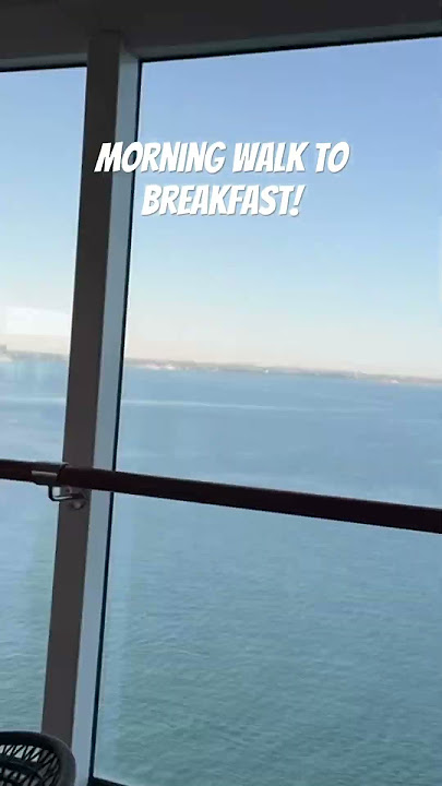 Walk to breakfast on board Azura! #pandocruises #azura #viral #cruiselife #cruiseship #breakfast