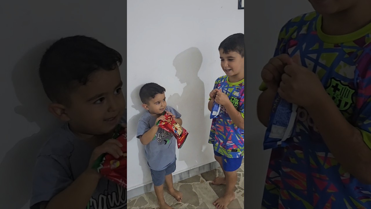 خالتو أمورة جابت أكلات لآدم وبلال😋#هبوش #فاميلي #بلال #آدم #haboshfamily