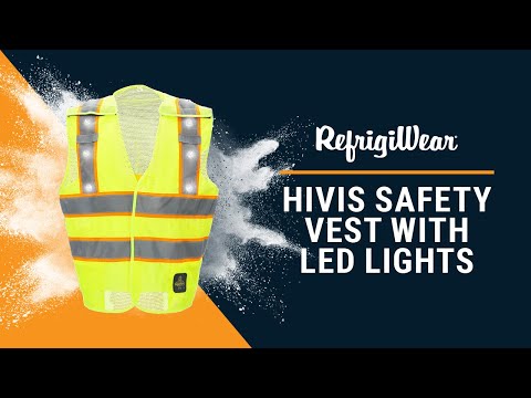 HiVis Safety Vest with LED Lights - Enhanced Visibility