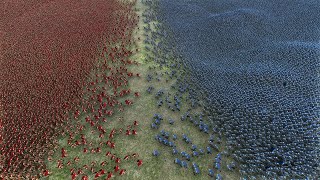 20 000 SPARTANS vs 20 000 HEAVY KNIGHTS - Ultimate Epic Battle Simulator screenshot 1