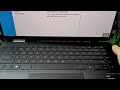 HP SPECTRE X360 – 재부팅 시 지문 초기화 켜기/끄기