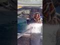 I Made My Own Silhouette on the Car Using Car Wash Foam #hayriyeanane #shorts