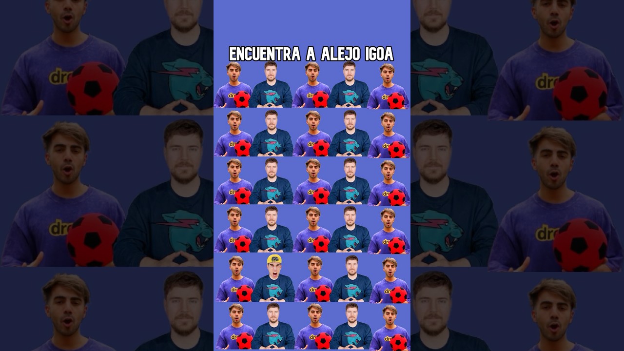 Adivina El YouTuber Más Escondido Que Es Icónico En Demasía | Fede Vigevani, Alejo Igoa,Yolo #shorts