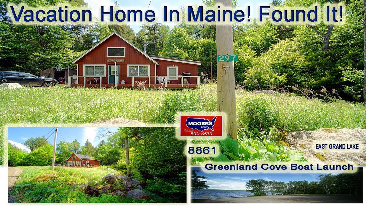 Lake Properties For Sale In Maine 297 Sandy Beach Rd East Grand