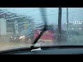 Hail battering car in N Houston during Tuesday&#39;s severe storms