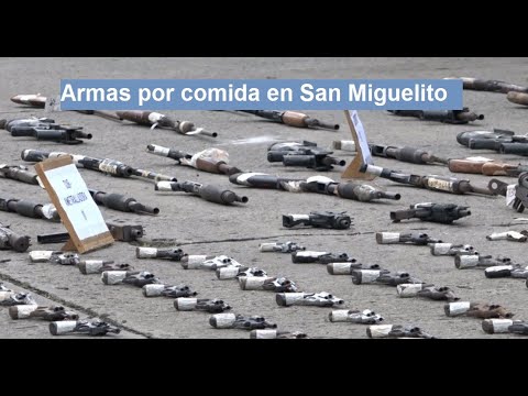 Hoy lunes inicia programa de ·Armas por comida" en San Miguelito