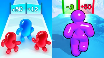 Join Blob Clash 3D vs Tall Man Run / All New Max Levels Gameplay Android,ios New Update