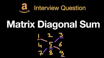 Matrix Diagonal Sum - Leetcode 1572 - Python