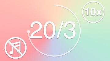 20/3 - Pomodoro - 20 minute timer with 3 minute breaks - No Music - Pastel