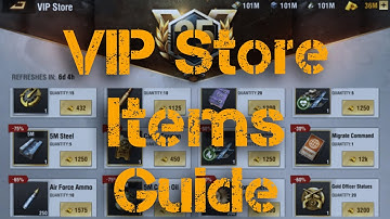 VIP Store Items Guide - Warpath