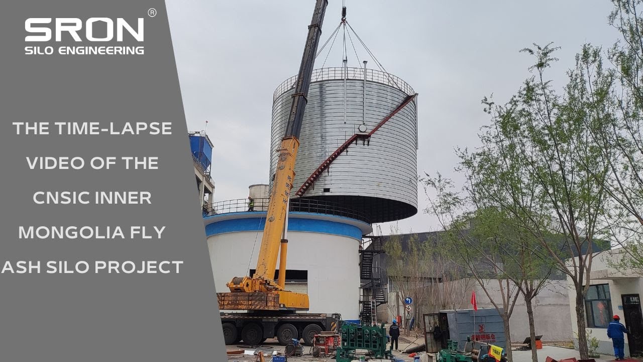 The Time-lapse Video of the CNSIC Inner Mongolia Fly Ash Silo Project - SRON Silo Engineering