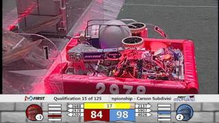 Q15   FIRST Championship   Carson Subdivision